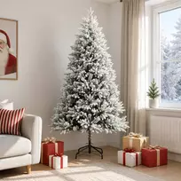 Dirbtinė Sulankstoma Kalėdų Eglutė 240 cm PVC ir metalas