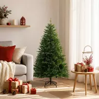 Dirbtinė Sulankstoma Kalėdų Eglutė 120 cm PVC ir metalas Žalia