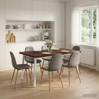 Kvadratinis valgomojo stalas 160 x 90 x 75 cm
