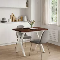 Kvadratinis valgomojo stalas 90 x 55 x 75 cm