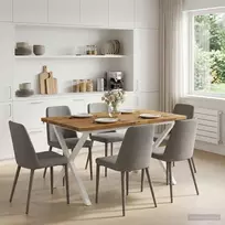 Kvadratinis valgomojo stalas 120 x 70 x 75 cm