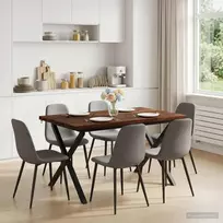Kvadratinis valgomojo stalas 120 x 80 x 75 cm