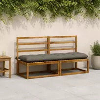 Suoliuko pagalvė VIANEN 100% poliesteris Pilka 170 x 50 x 12 cm
