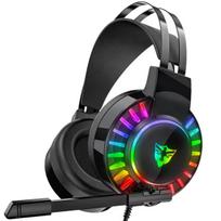 Žaidimų ausinės 7.1 RGB laidinės, su mikrofonu
