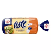 Viso grūdo skrudinimo duona su sėklomis TOSTE, 470 g
