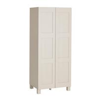 Pilkai smėlinės spalvos iš MDF plokštės pakabinama drabužių spinta 80x190x61 cm Ben – Ellos Home