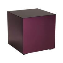 Iš stiklo šoninis stalas 45,5x45,5 cm Cube – Ellos Home