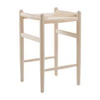 Šviesios natūralios spalvos iš guobos masyvo baro taburetė (sėdynės aukštis 63 cm) Nattavaara – Jotex