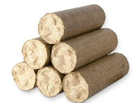 Medžio pjuvenų briketai 10kg (apvalūs)