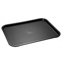 Padėklas Plastikinis 53x32,5cm Juodas