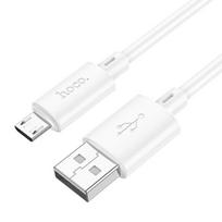 USB A į Micro USB kabelis Hoco 2,4A 1 m X88 baltas