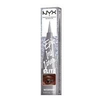 NYX PROFESSIONAL MAKEUP EPIC INK GLITZ vandeniui atsparus akių kontūro skystis su plunksnele, 1 ml