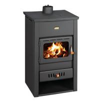 Malkinė krosnelė su vandens kontūru ir ketaus kaitlente Prity K2 CP W10, 7.1 kW