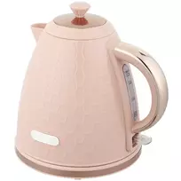 Elektrinis virdulys, 1,7 l, greito užvirimo funkcija, 2,2 kW, belaidis, su išimamu kalkių filtru, šviesiai rožinis