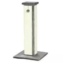 Kačių draskyklė katėms iki 5 kg, pilkos ir kreminės spalvos 81 cm