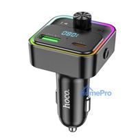 Car charger Hoco QC3.0 PD 30W with transmitter FM E81 black