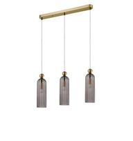 Light Prestige pakabinamas šviestuvas Piega 3, dūmo spalvos