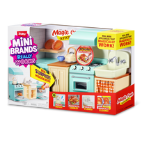 Vaikiška virtuvėlė, virtuvės prietaisų rinkinys Zuru Mini Brands Miniature Magic Cook, įvairių spalvų
