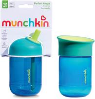 Vaikiškas puodelis Munchkin Perfect Angle & Miracle, 296 ml, 1 m., plastikas, mėlyna sp.