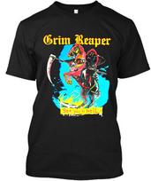 Limited NEW Popular Grim Reaper See You in Hell English Graphic T-SHIRT S-4XL 3XL įvairiaspalvis