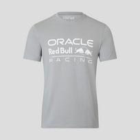 Red Bull Racing F1 Large Front Logo Tee Unisex - Grey Unisex T-Shirt XXXL gray