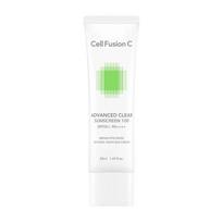 CELL FUSION C Advanced Clear Sunscreen 100 50ml SPF50 PA++++, Drėkinantis, Korėjietiška kosmetika, Kbeauty white