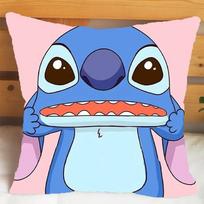 Lilo ir Stitch pagalvės užvalkalas biuro svetainės sofos pagalvės užvalkalas namų miegamojo kambario dekoracija vaikų dovana lėlė 18x18Inch