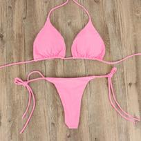 Womens Underwear Seamless Underwear for Women Thongs Underwear Women Pack Womens Panties Bikini Set Comfortable Fit M rožinė