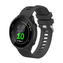 Garmin Venu 2 Plus 20 mm silikoninė twill laikrodžio apyrankė For Garmin Venu 2 Plus tamsiai pilka spalva