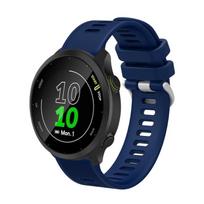 Garmin Venu 2 Plus 20 mm silikoninė twill laikrodžio apyrankė For Garmin Venu 2 Plus mėlyna