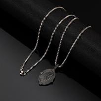 Earrings Spartan Warrior Titanium Steel Vintage Necklace Long Hip Hop Men'S Sweater Chain Necklace
