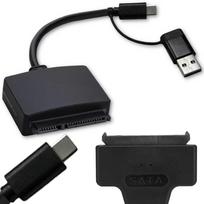 USB or USB-C 3.0 to SATA Converter - 2.5  HDD External Drive Adapter
