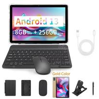 Originalus BDF planšetinis kompiuteris 10,1 colio 8GB RAM 256GB ROM Android 12 aštuonių branduolių 3G 4G LTE internetas WiFi internetas BT Pasaulinė versija Standard Version auksas