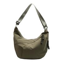 Crescent Crossbody Bag for Women Men Fanny Pack Crossbody Bag Slouchy Dumpling Bags Lightweight Travel Slings Bag Gifts žalia