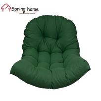 Lauko vandeniui atsparus kabantis sūpynių krepšio kėdės pagalvėlė 120*80 cm Fluffy Heavy (2kg) tamsiai žalia spalva