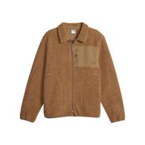 PUMA CLASSICS Velvet Jackets Unisex Chocolate Beans Lapel Moderate 626323-93 M brown