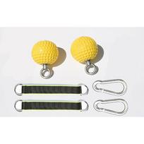 7,2 mm/97 mm traukiami kamuoliai, patrankos sviedinio rankenos, skirtos pirštų treniruokliui Jėgos lavinimo rankų raumenų treniruokliui 72mm yellow