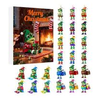 Seasonal Advent Calendar Resist Frog Design 24-Day Countdown Festive Family Activity Calendar Festive Atmosphere Enhancer B black