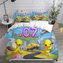 3D Spausdintas Sūpuojamas ir Gyvas Patalynės Komplektas Miegamajam Minkštos Modernios Antklodės Patogus Vaikų Antklodės Užvalkalas, Quilt Cover Ir Pagalvės Užvalkalas 70x133cm 3pcs white
