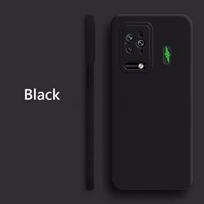 For Xiaomi Black Shark 5 Pro Case Liquid Silicone Matte Soft Cover For Xiaomi Black Shark5 Pro 5G Phone Cases Capa For Black Shark 5 juoda