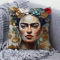 Vintažinis menininkės F-Frida K-Kahlo pagalvės užvalkalas Užvalkalas Sofos Dekoratyvinis Pagalvės Užvalkalas Namų Dekoras Pagalvės Užvalkalas 50x50cm