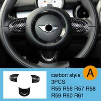Automobilio vairo panelės multimedijos mygtuko dekoratyvinis dangtelis BMW MINI Cooper JCW R55 R56 R57 R58 R59 R60 R61 Automobilio priedai dymfu11