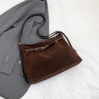 Women S Suede Tote Bag Casual Commuter Large Capacity Simple Design kava