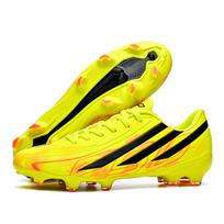 2026 Autumn Children's & Teens' Velcro Low-Top Football Shoes, Sizes 29-38 37 yellow