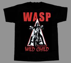 WASP Wild Child Men T-shirt Black Cotton Tee All Sizes S to 5XL Unisex T-Shirt XL red