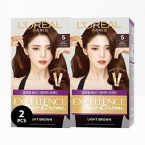 L'Oréal Paris Excellence Duo Cream 9 types, 2 pieces Duo Cream No. 6.3 black