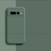 Google Pixel 7 Pro dėklas Google Pixel 7A 7 Pro dangtelis Originalus smūgiams atsparus skysto silikono TPU galinis dangtelis Google Pixel 7 Pro Pixel 7 Pro gray