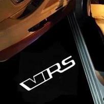 Automobilio durų LED HD pasveikinimo šviesos projektorius su logotipu Skoda VRS Octavia A5 MK2 Superb 2 MK2 3 MK3 3U 3V 3T 3V5 nlvg96 LOGO A gray
