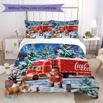 Christmas gift Halloween themed cola beverage Coca Cola provides comfortable bedding covers and pillowcases for home use (without core) K16 140x200cm