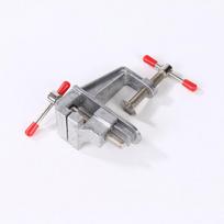 Mini Aluminum Alloy Table Vise - Compact Bench Vise and Flat Nose Pliers for Small Desktop Tasks